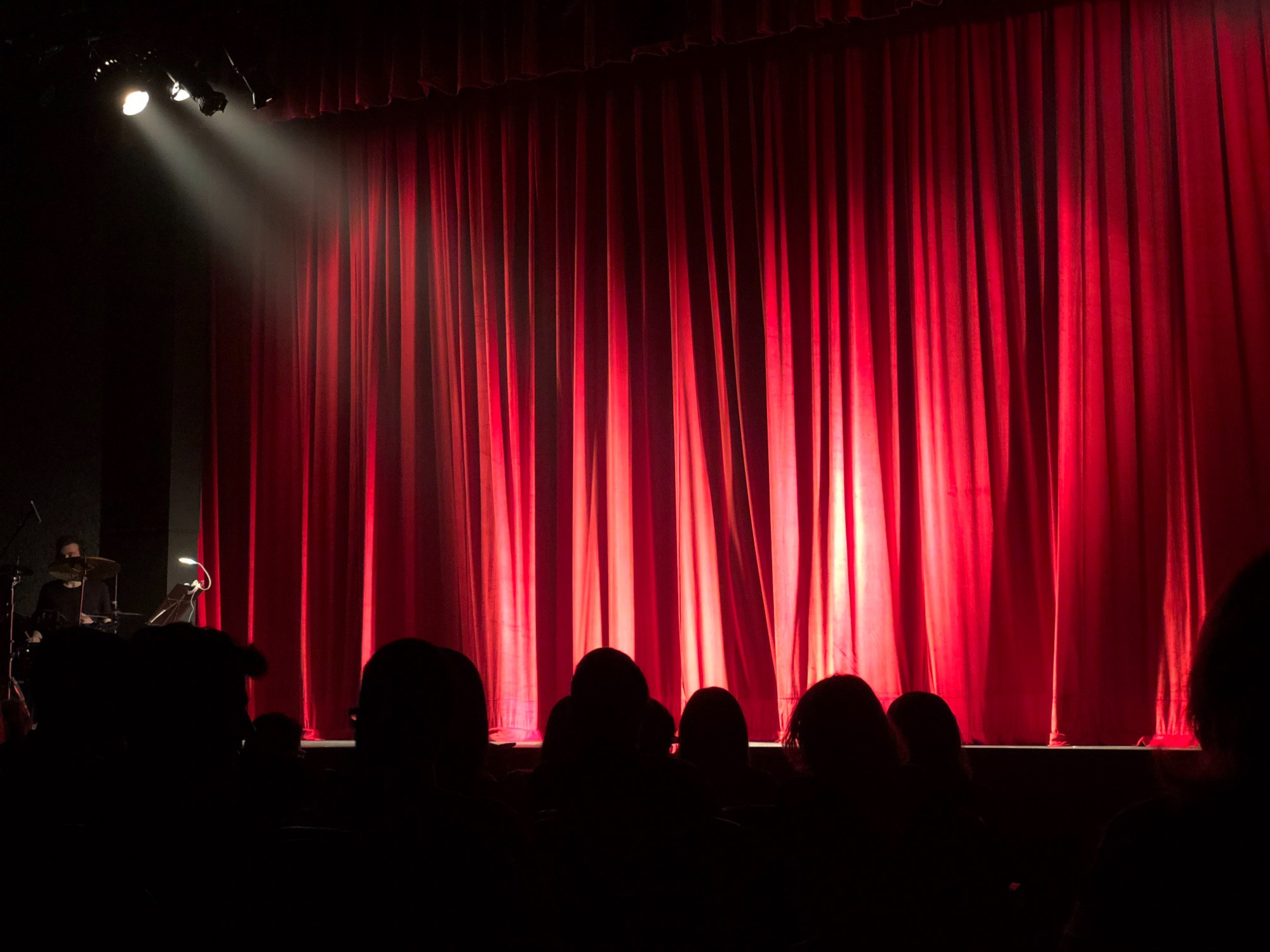 cabaret curtain before the show starts